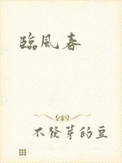 临风春封面
