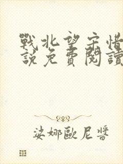 战北望宋惜惜小说免费阅读全文封面