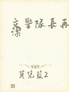 交警队长再遇白洁封面