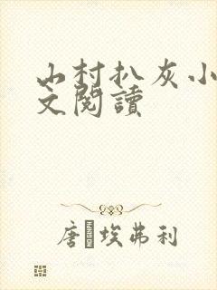 山村扒灰小说全文阅读