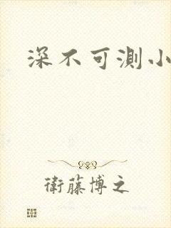 深不可测小说封面