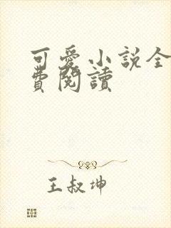 可爱小说全文免费阅读封面
