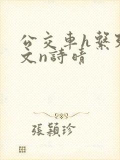 公交车h系列辣文n诗晴