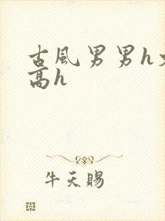 古风男男h文肉高h