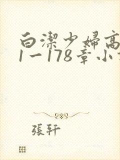 白洁少妇高义第1一178章小说