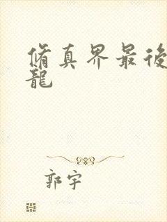 修真界最后一条龙