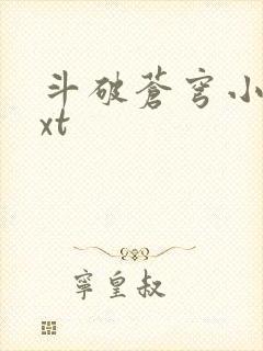 斗破苍穹小说txt封面