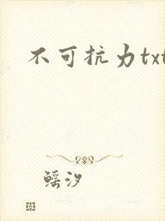 不可抗力txt封面