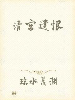 清宫遗恨封面