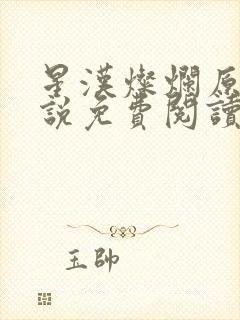 星汉灿烂原著小说免费阅读