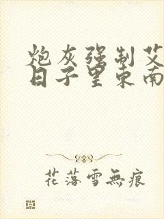 炮灰强制艾草的日子里东南枝小说