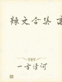 辣文合集 高h