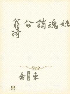 翁公销魂姚瑶琦琦