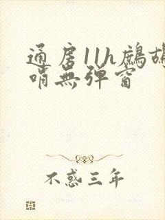 通房11h鹧鸪哨无弹窗