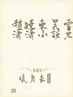 赵晓东吴雪晴王潇潇小说免费阅读封面