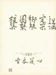 校园绑定jy收集系统宋涵全文免费