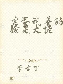 完蛋我养的小白脸是大佬