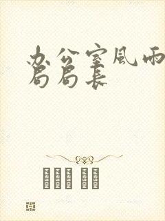 办公室风雨教育局局长封面