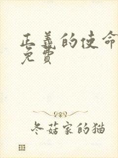 正义的使命全文免费