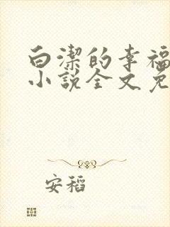 白洁的幸福生活小说全文免费笔趣阁阅读封面