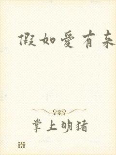 假如爱有来生