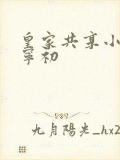 皇家共享小公主宁初