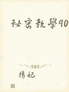 秘密教学90