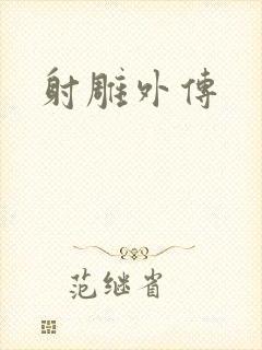 射雕外传封面