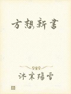 方想新书封面