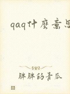 qaq什么意思
