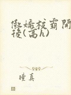 傲娇校霸开荤以后(高h)封面