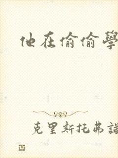 他在偷偷学习啦