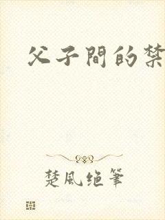 父子间的禁忌封面