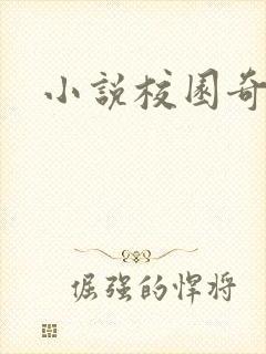 小说校园奇侠