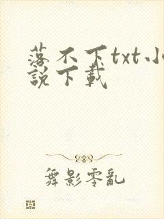 落不下txt小说下载