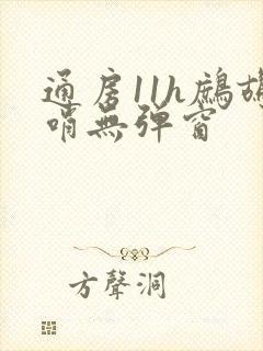 通房11h鹧鸪哨无弹窗封面