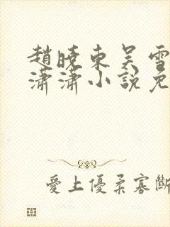 赵晓东吴雪晴王潇潇小说免费阅读