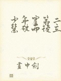 少年宾第二部珏慧破而后立