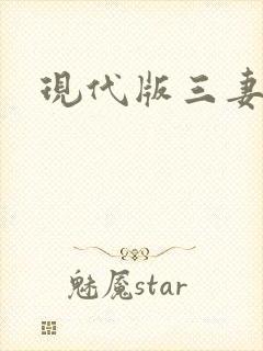 现代版三妻四妾