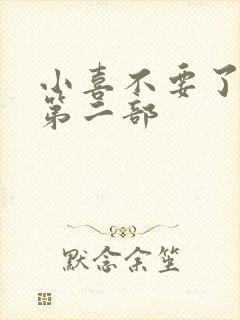 小喜不要了好大第二部封面