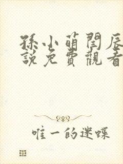 孙小萌闫辰的小说免费观看