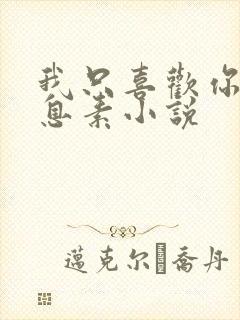 我只喜欢你的信息素小说封面