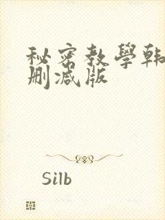 秘密教学韩漫无删减版