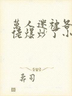 万人迷被各路大佬爆炒了小说封面