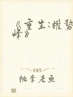 《重生:权势巅峰》