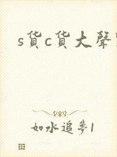 s货c货大声点