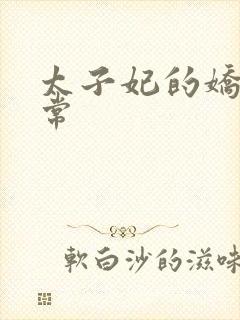 太子妃的娇宠日常