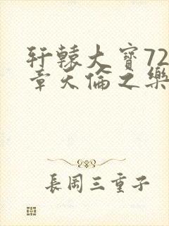 轩辕大宝720章天伦之乐封面