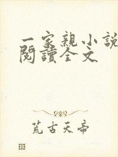 一家亲小说免费阅读全文