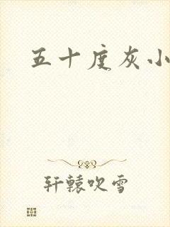 五十度灰小说封面